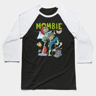 MOMBIE Halloween Gift Baseball T-Shirt